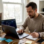 Person reviewing crypto exchange API connections